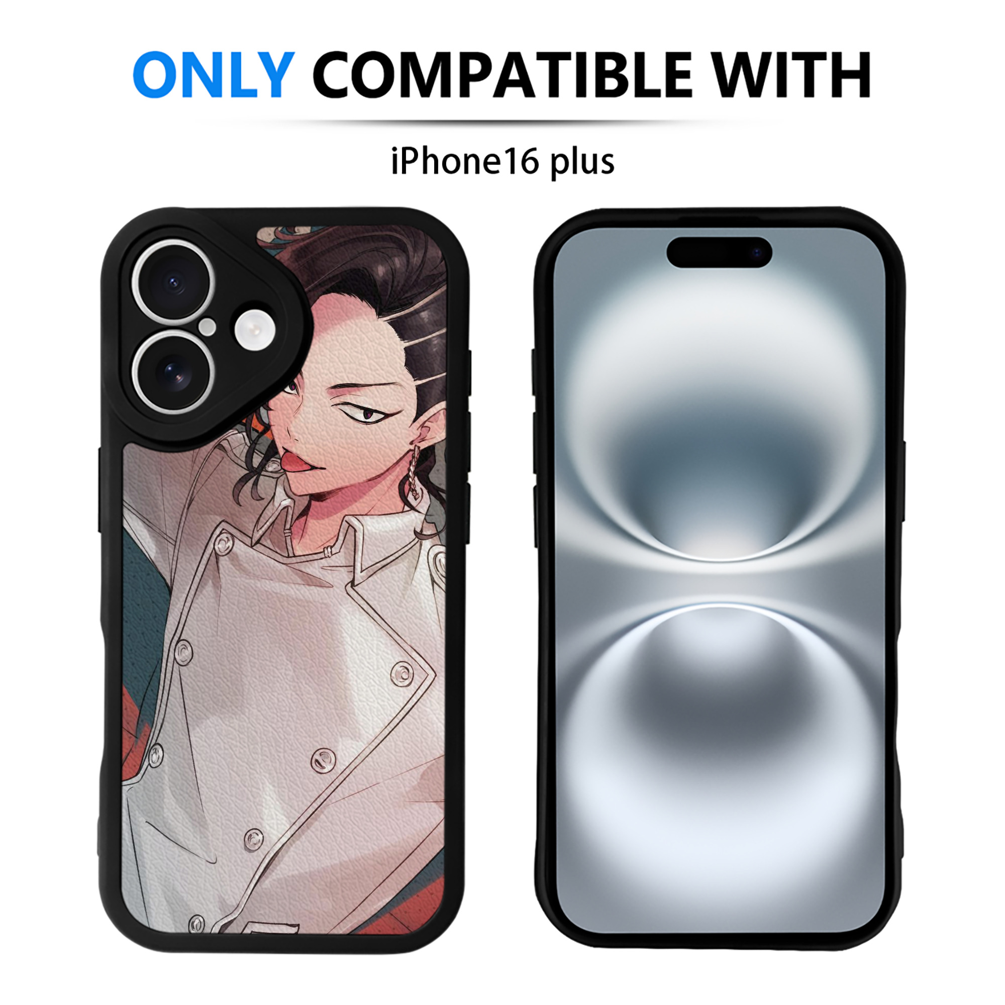 （画像用） 東京リベンジャーズ Tokyo Revengers 【iPhone 16シリーズ対応】シリコンスマホケース（レザー調） 材質：シリコン